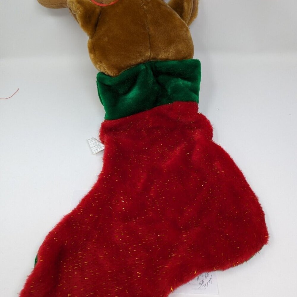 Rudolph the Red Nosed Reindeer Plush Stuffed Christmas Stocking - Picture 10 of 10